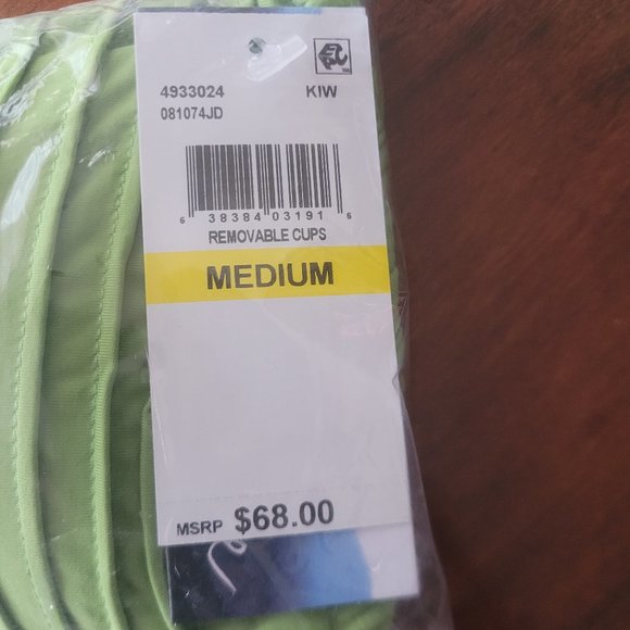 ISABELLA ROSE Sunray Triangle Bikini Top(M) Kiwi|*FLIRTY & FUN, SExY w SOFT PADS - Picture 6 of 8